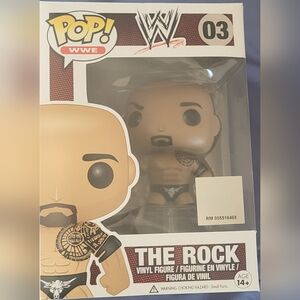 Funko Pop! WWE The Rock 03 Vinyl Figure — Black/Brown